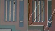 Images of the same area of a processed wafer taken with standard (left) and oblique (right) brightfield illumination using a Leica compound microscope. The defect on the wafer surface is clearly more visible with oblique illumination. Images of the same area of a processed wafer taken with standard (left) and oblique (right) brightfield illumination using a Leica compound microscope. The defect on the wafer surface is clearly more visible with oblique illumination.