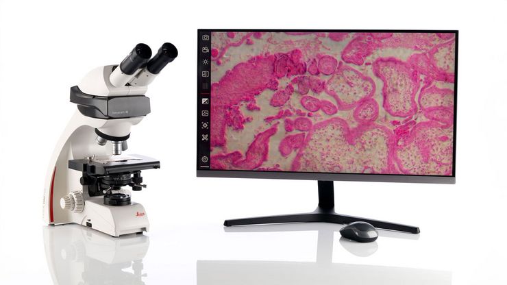 DM750 Educational Microscope with Integrated Wireless Camera