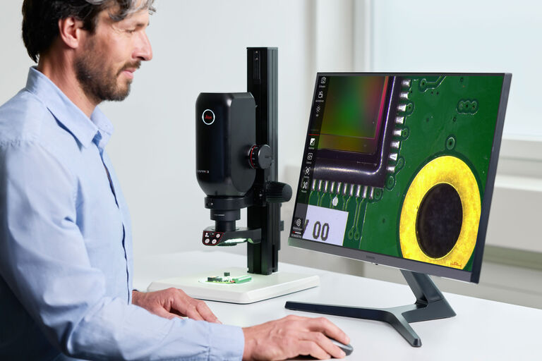 [Translate to portuguese:] Microscope Software Platform for Inspection and Quality Control