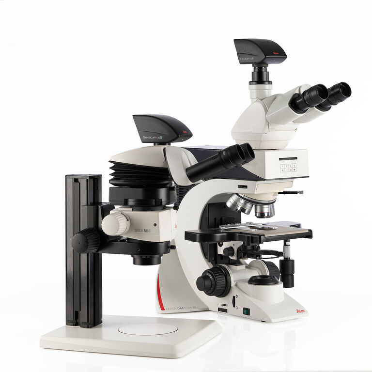 Leica flexacam c5, M60 & DM2700 M Microscopes